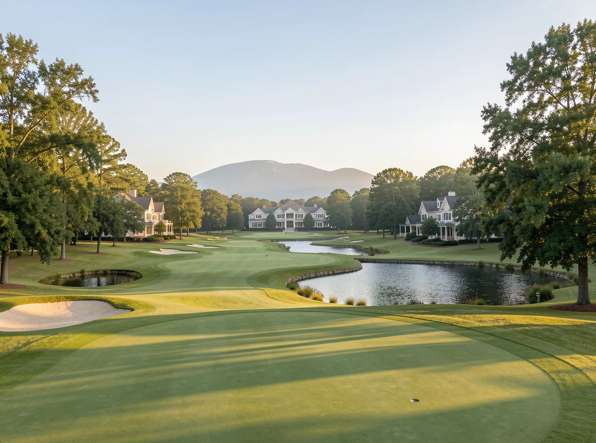 Luxury homes and golf course setting in Country Club Of Louisiana