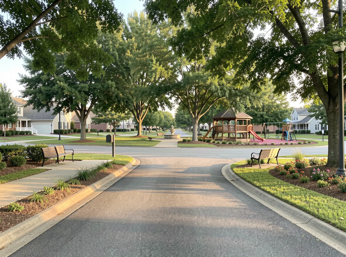 Map-oriented neighborhood setting near Shadows Of Ascension