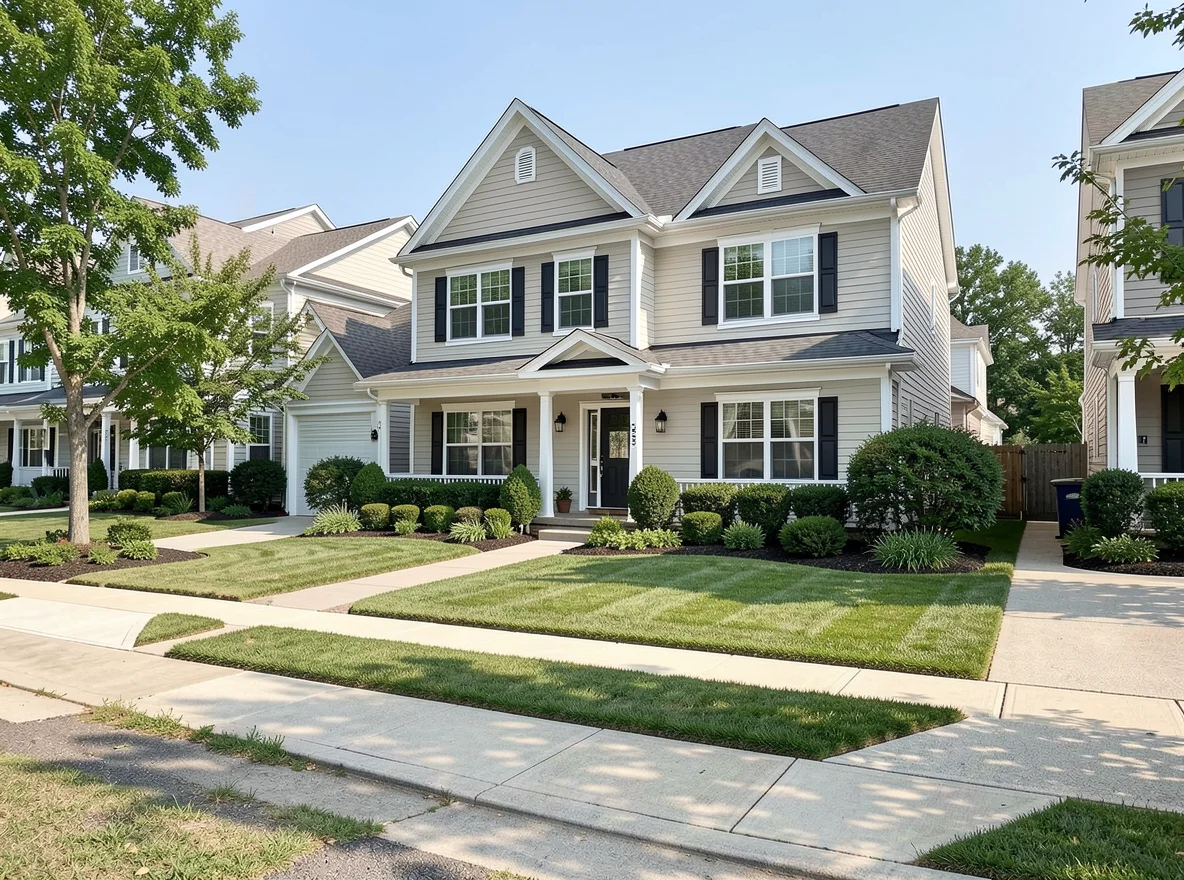 Street view of homes in The Hollows of Dutchtown