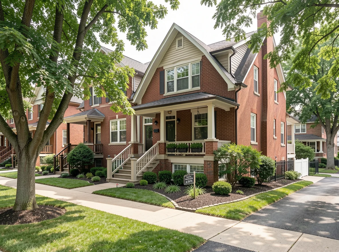 Brick homes in Dutchtown
