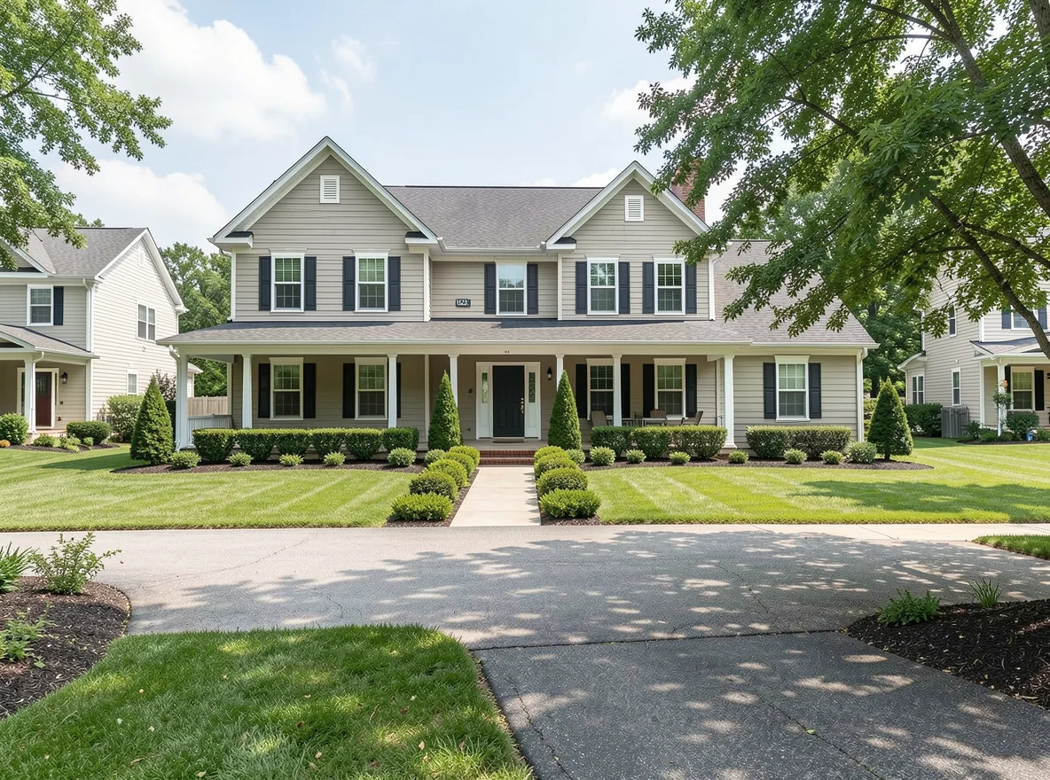Oak Alley Estates homes exterior view