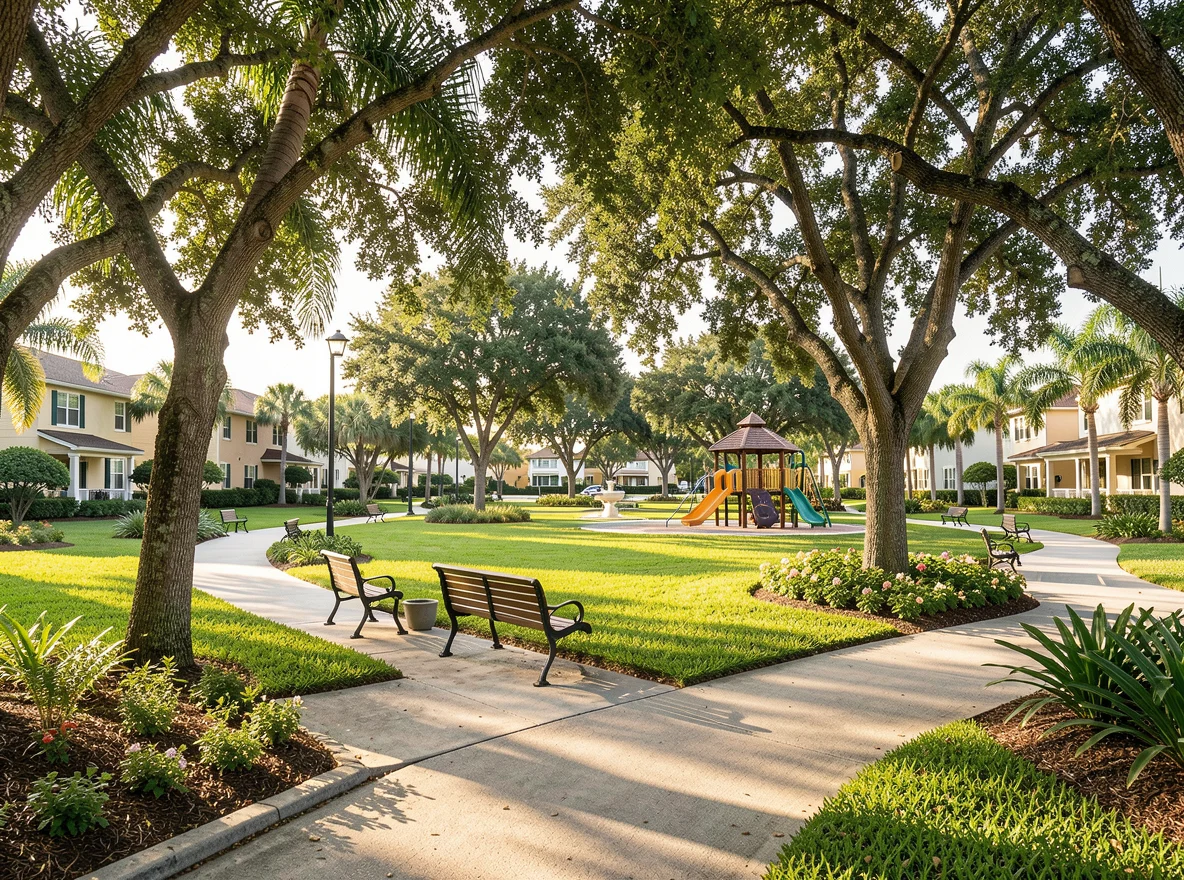 Fountainbleau park and neighborhood open space