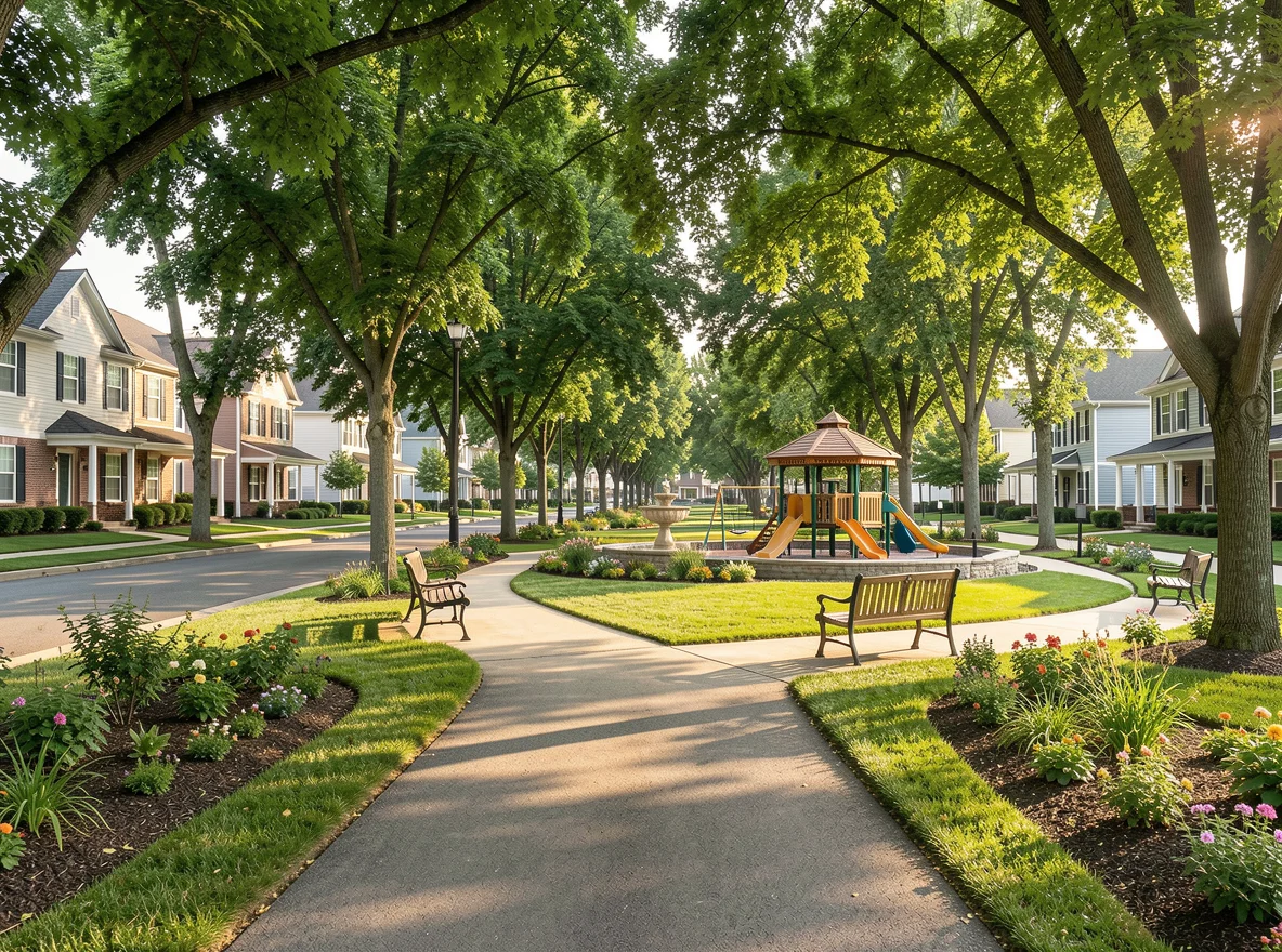 Neighborhood setting in Americana