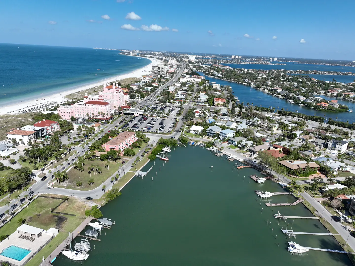 Drone photo - St Pete Beach Beach  - Don Cesar Hotel