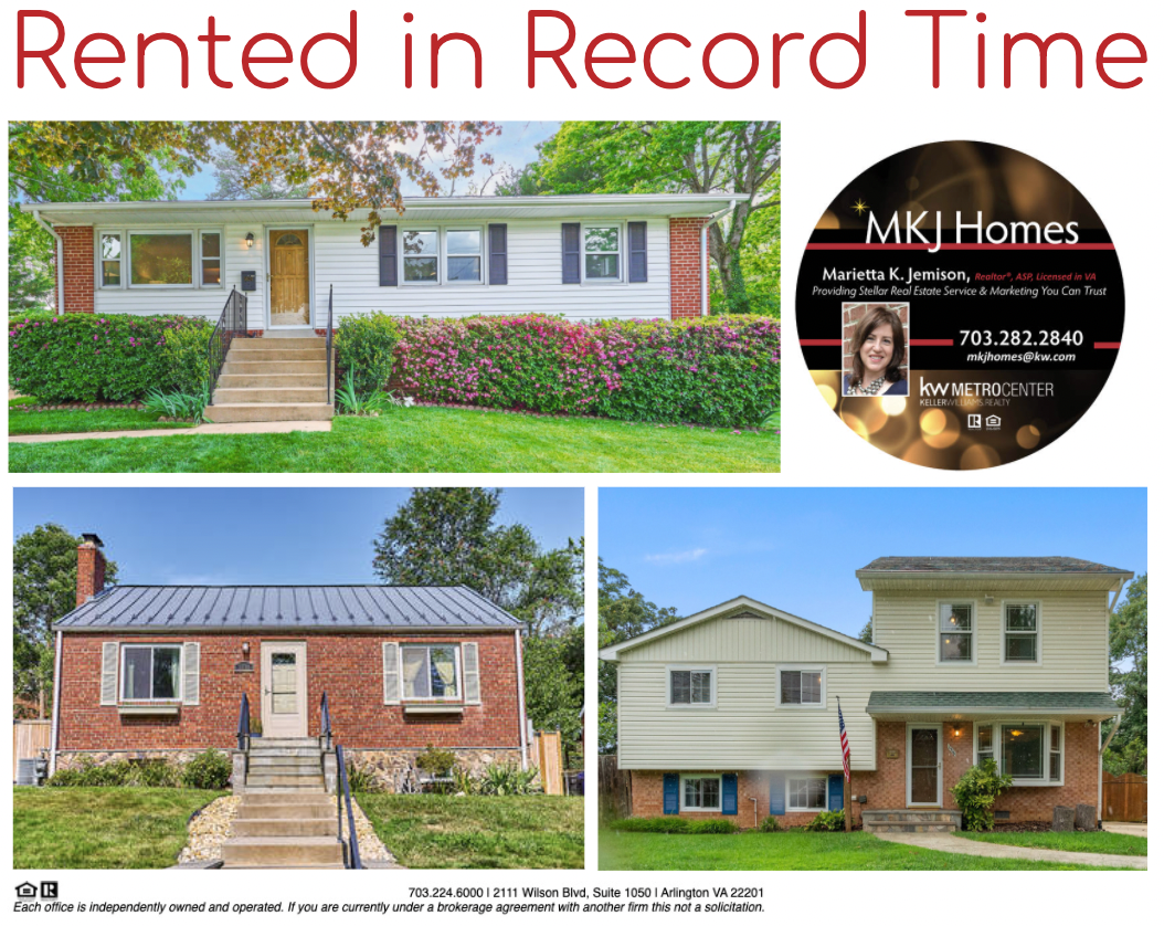 Rented in a Week!