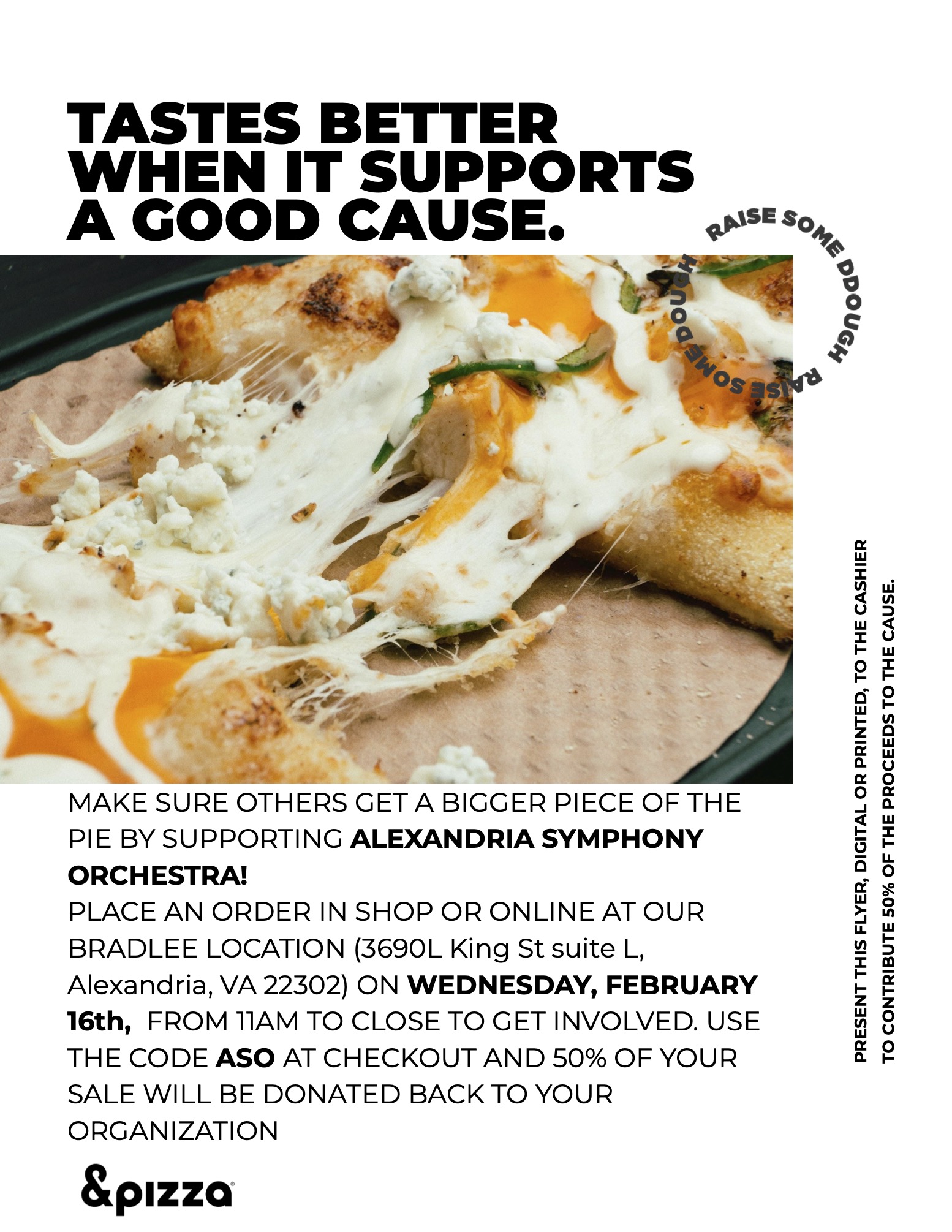 February 16th! Take a Night Off From Cooking and Support the ASO Sympatico Program