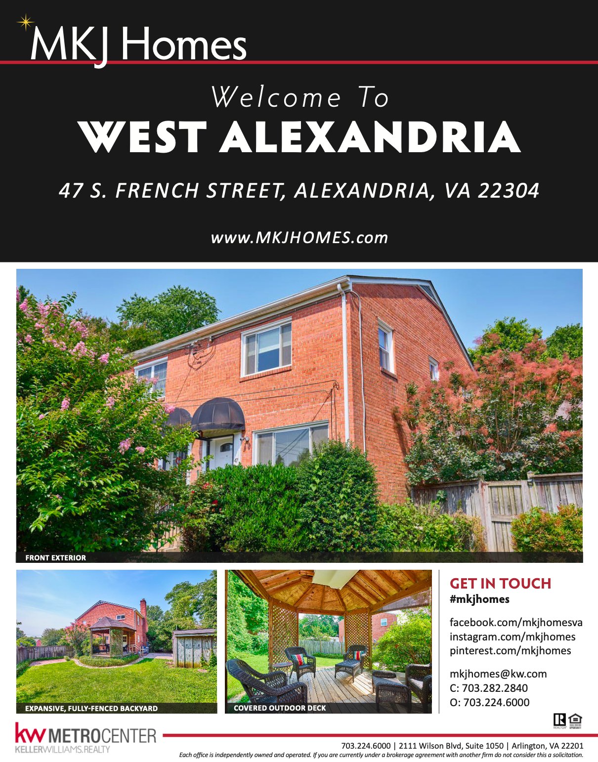 For Sale in West Alexandria, VA – Open House