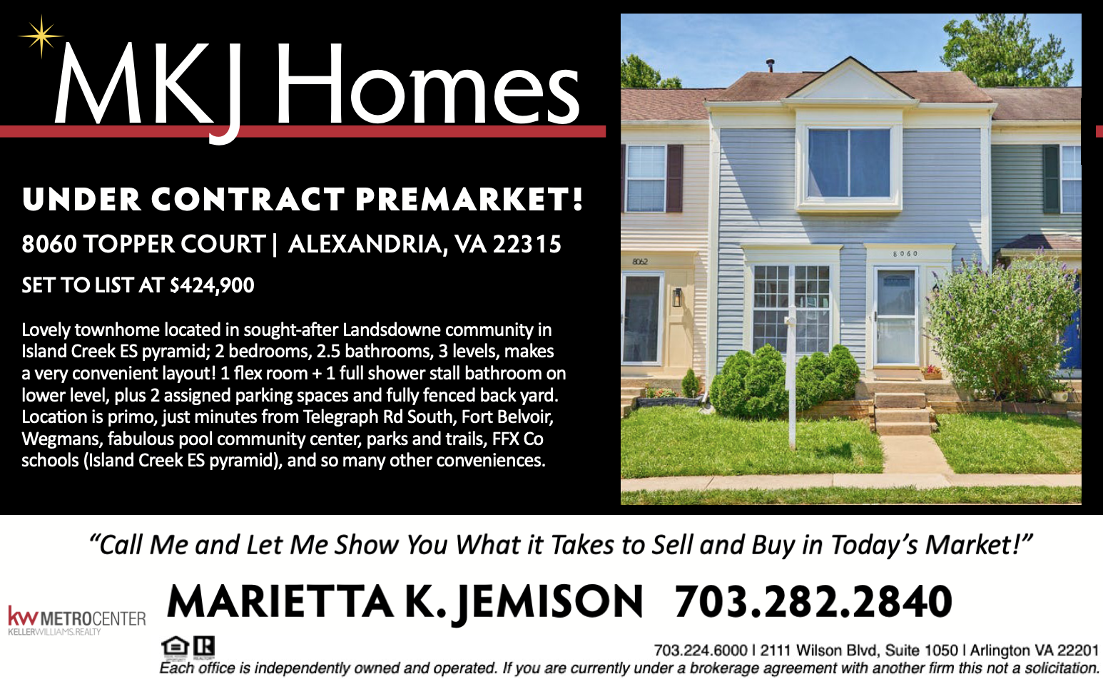 Under Contract Pre-Market!