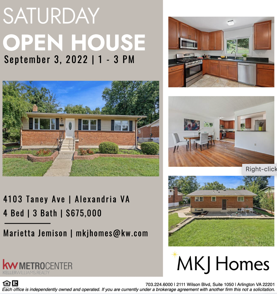 Great house. Great location. Visit our Open House this Saturday!