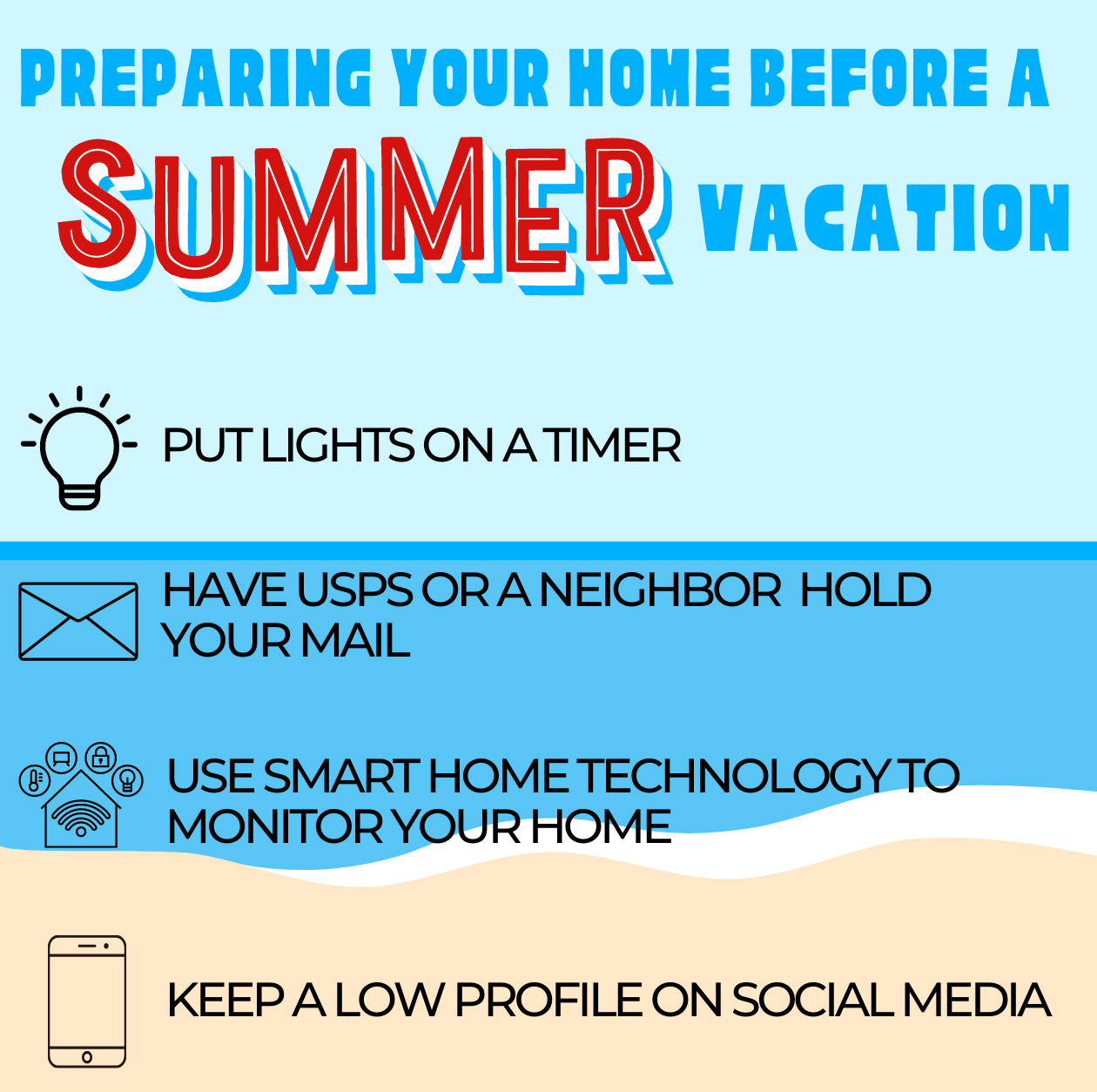 TIPS! Preparing Your Home Before A Summer Vacation