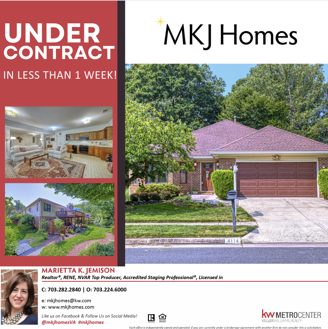 SOLD! In Less Than 1 Week!