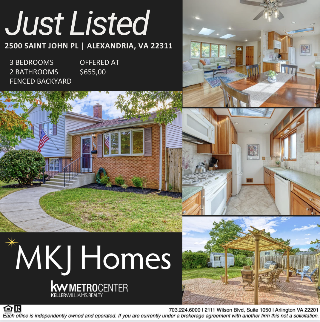 Just Listed! Single Family Home in Dowden Terrace, Alexandria VA