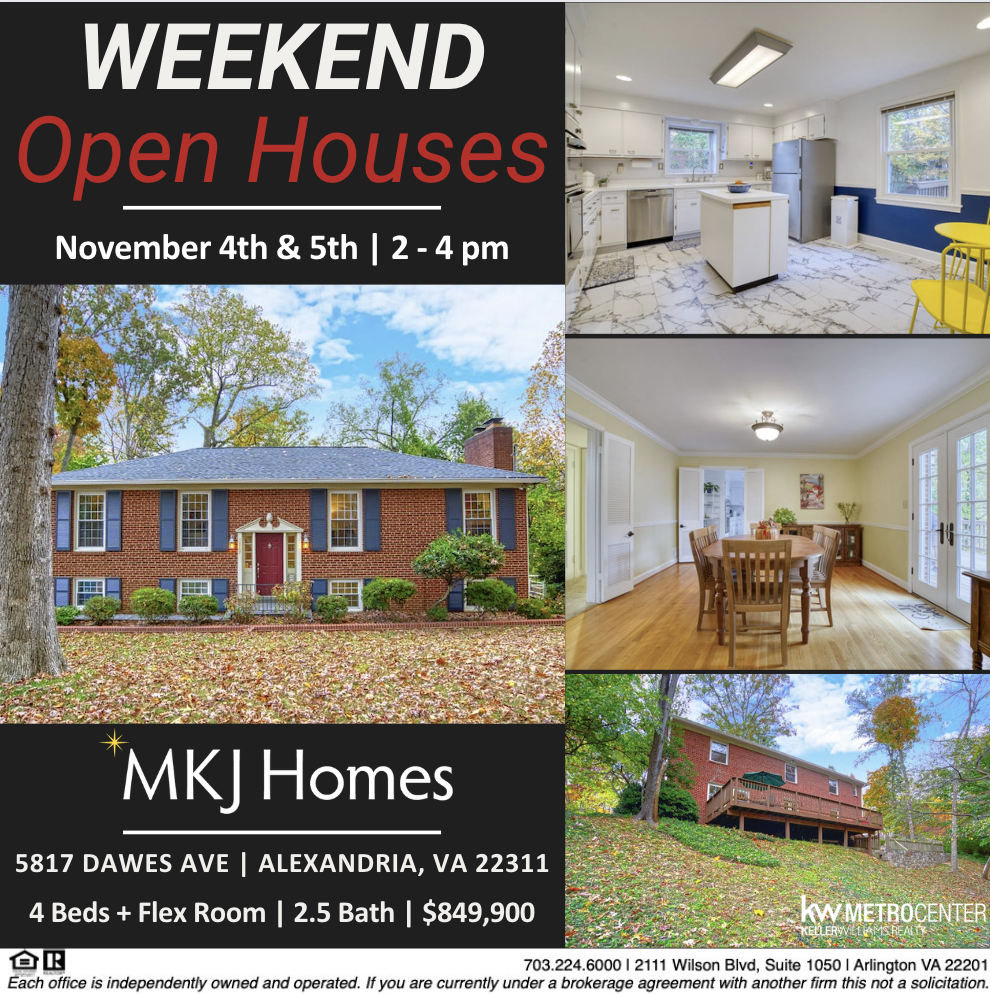 Just Listed! Meticulously Maintained and Rarely Available Home in Alexandria, VA!