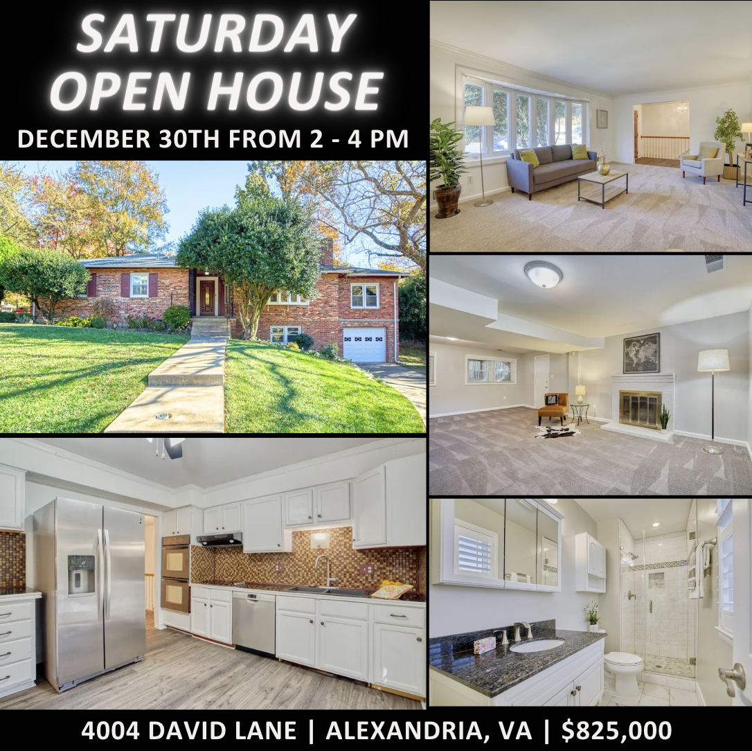 Saturday Open House in West Alexandria!
