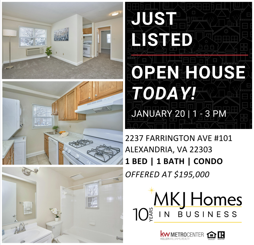 Just Listed & Open House Today in Farrington Park!