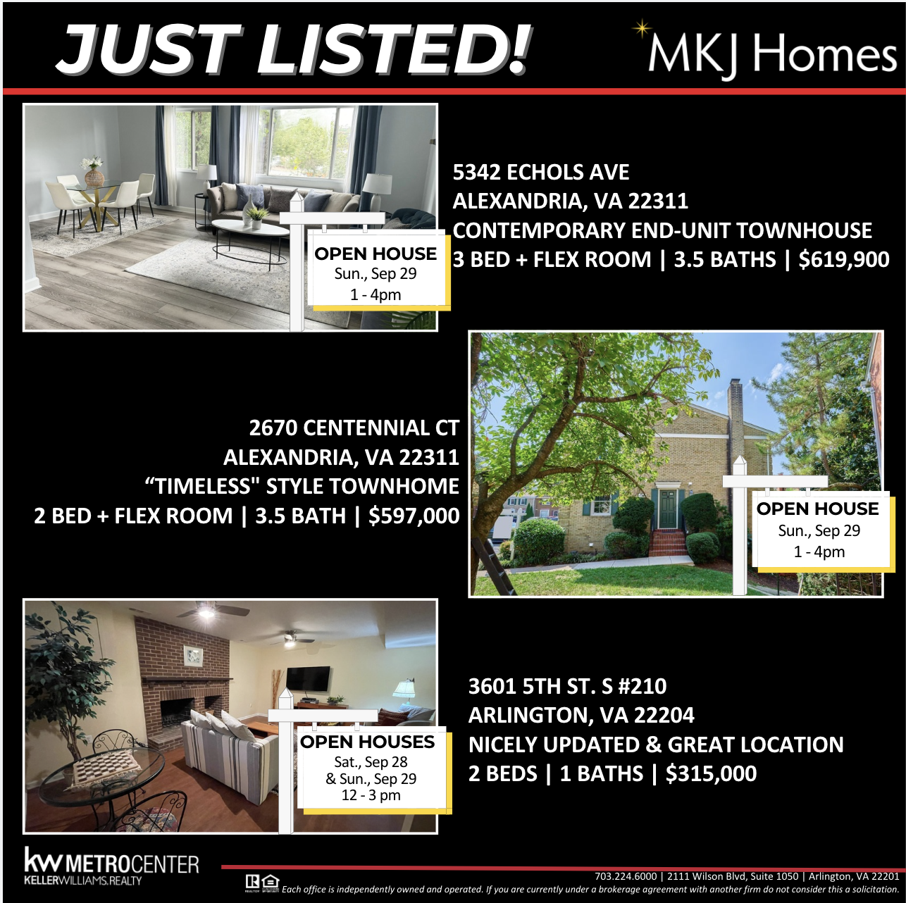 Stop by this weekend for one of MKJ Homes’s Open Houses!