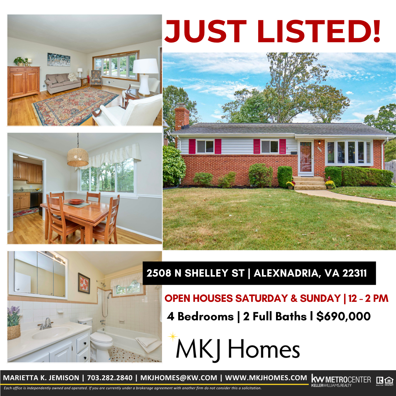 Just Listed: Midcentury Charm Meets Modern Comfort in Alexandria’s Dowden Terrace