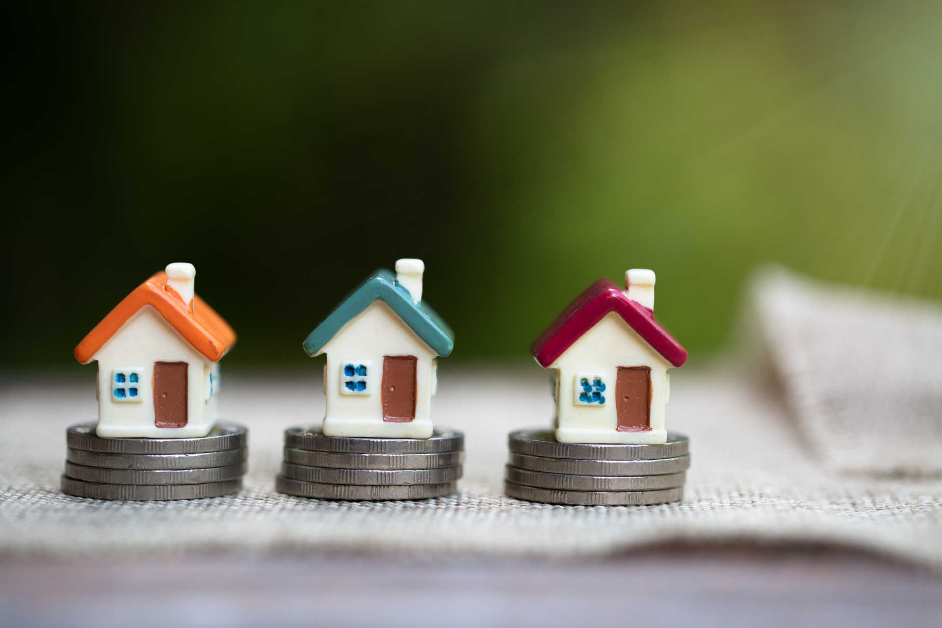 Depicts increasing home values