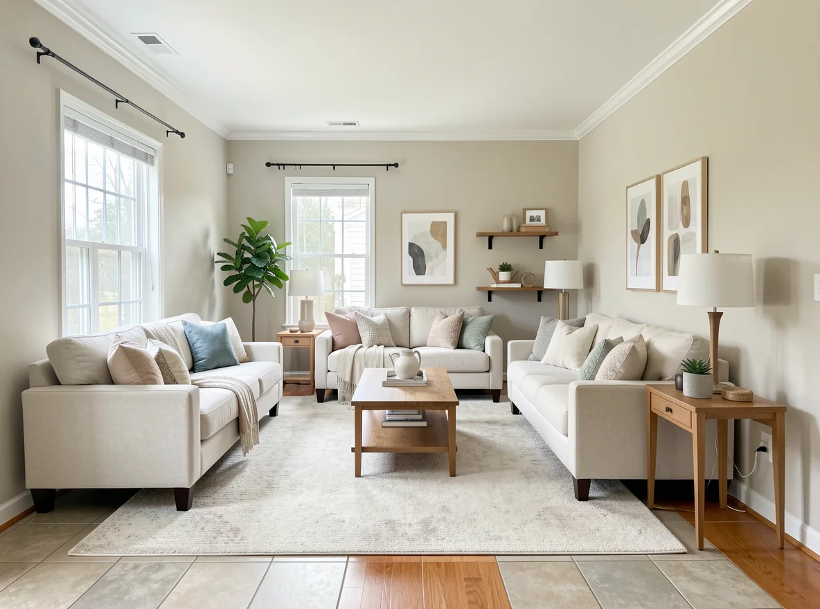 Interior of a Norfolk starter home