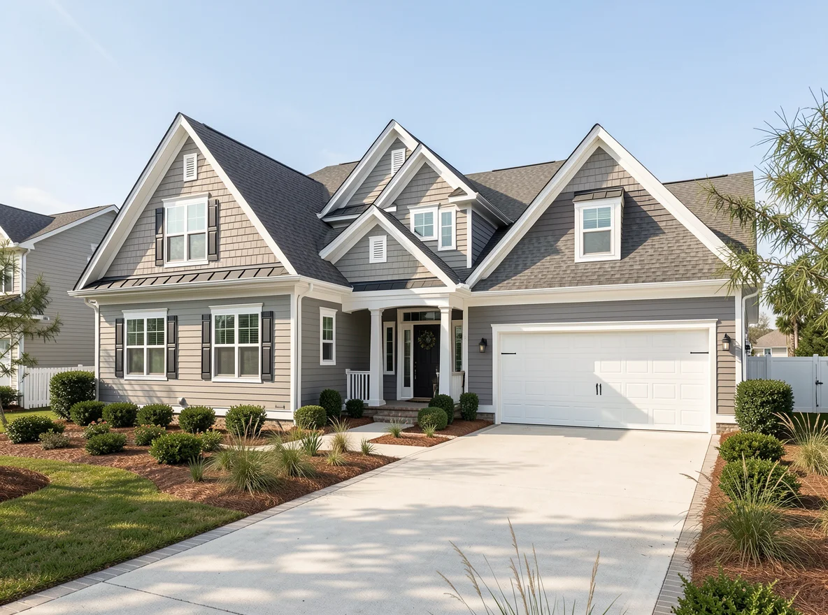 Updated home exterior in Virginia Beach