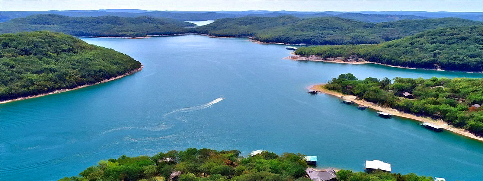 Living and boating at Beaver Lake in northwest Arkansas