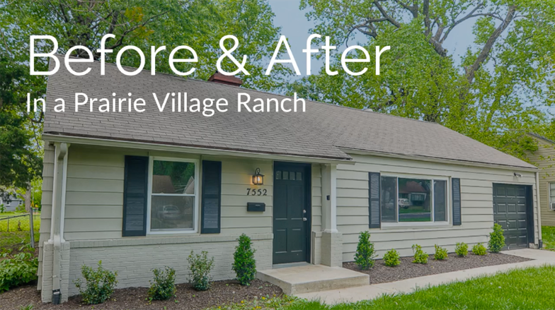 A Home Renovation at The Darling of Prairie Village 