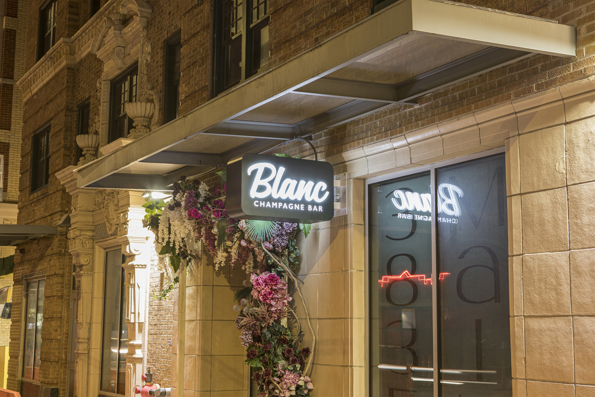 Blanc Champagne Bar creates an elevated experience that makes everyone feel like a VIP.