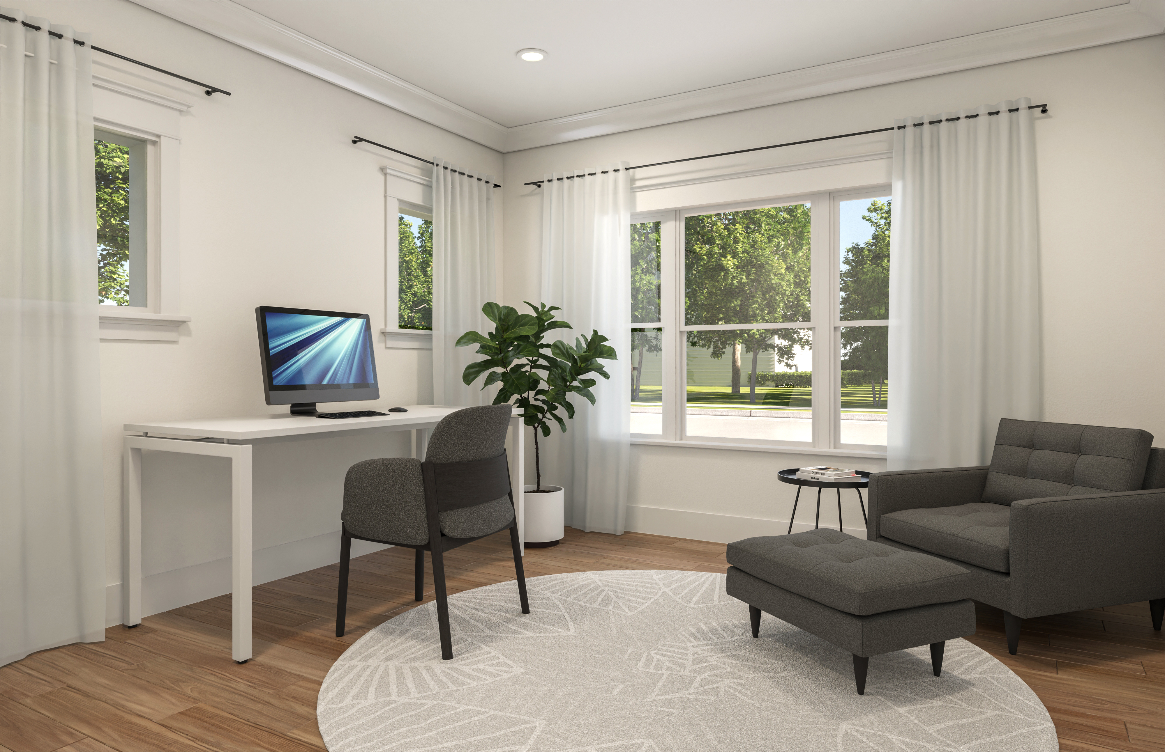 Additional lower level bedroom or office at Westminster Reserve