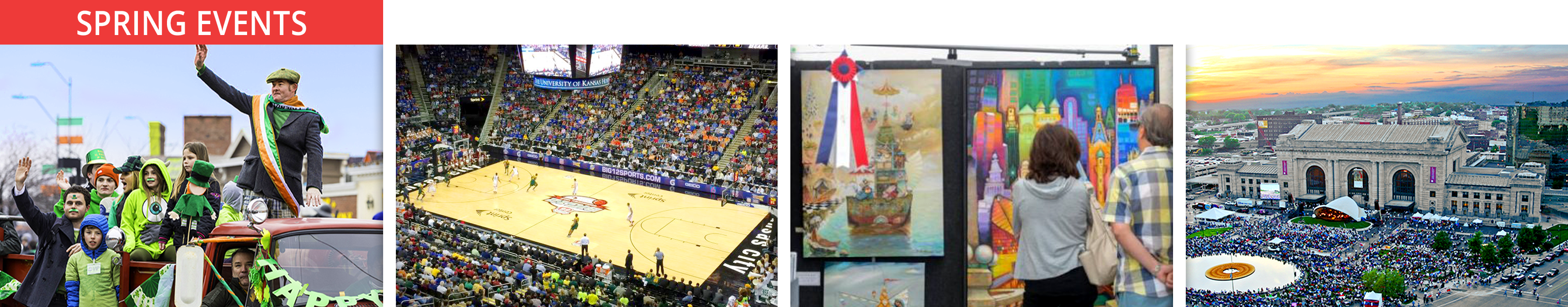 Spring events in the Kansas City area are the most fun you'll have in March, April & May! From festivals and parades to art shows and seasonal fun, there's something for everyone. 