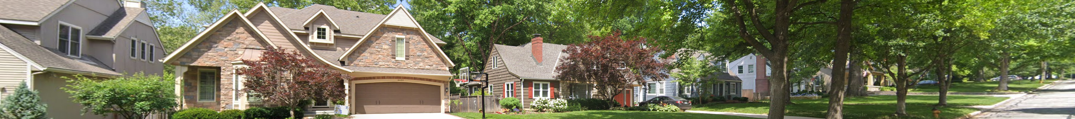 A luxury neighborhood in Fairway, KS