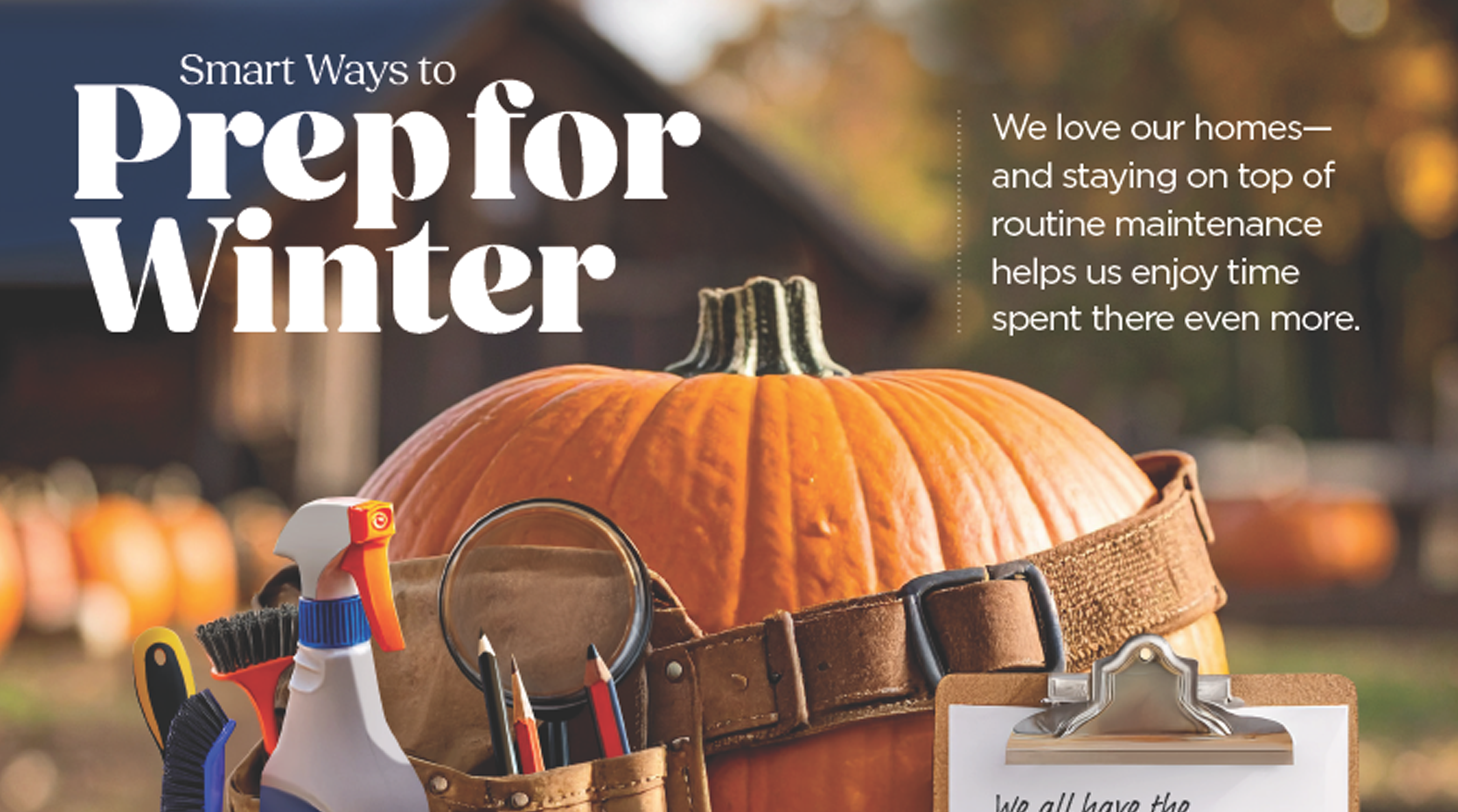 Easy Fall Task List for Winter Home Prep