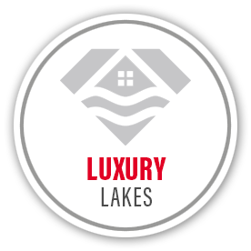 Icon button for KC's best luxury lake neighborhoods