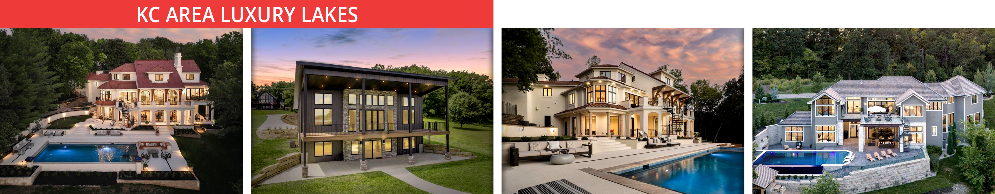 Luxury lake homes in private Kansas City–area lake communities