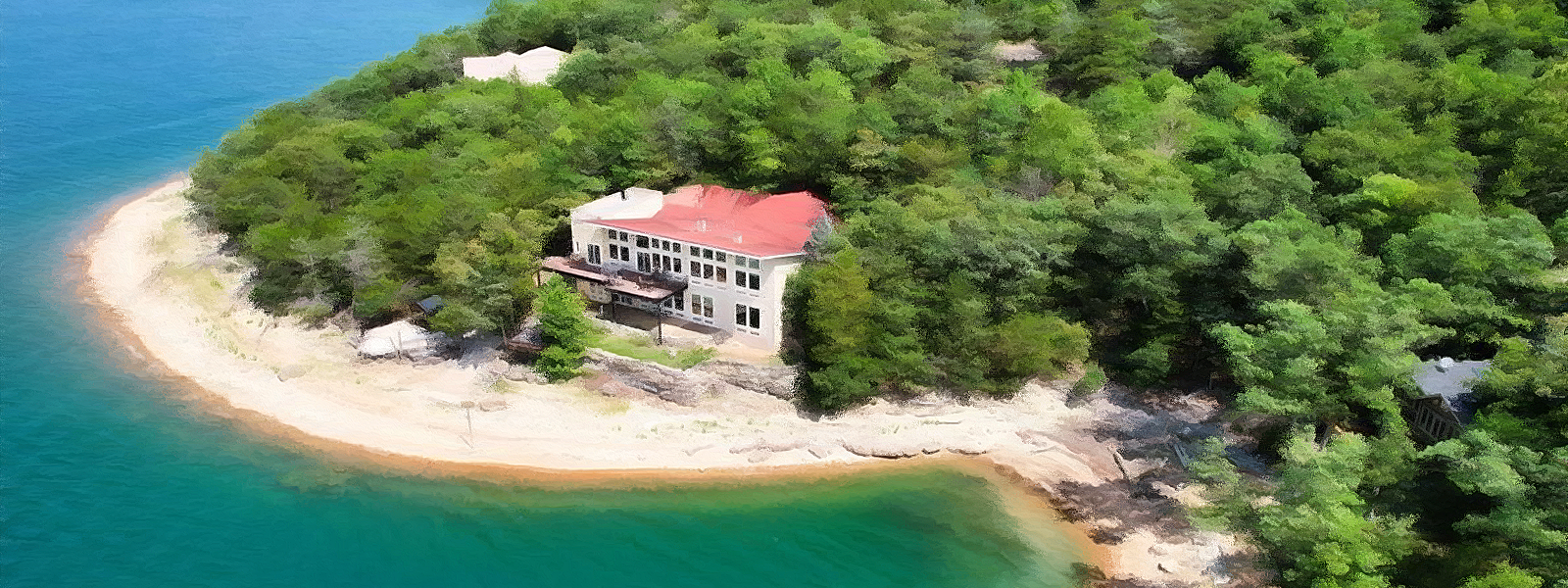 A luxury home at Beaver Lake near in the Kansas City region