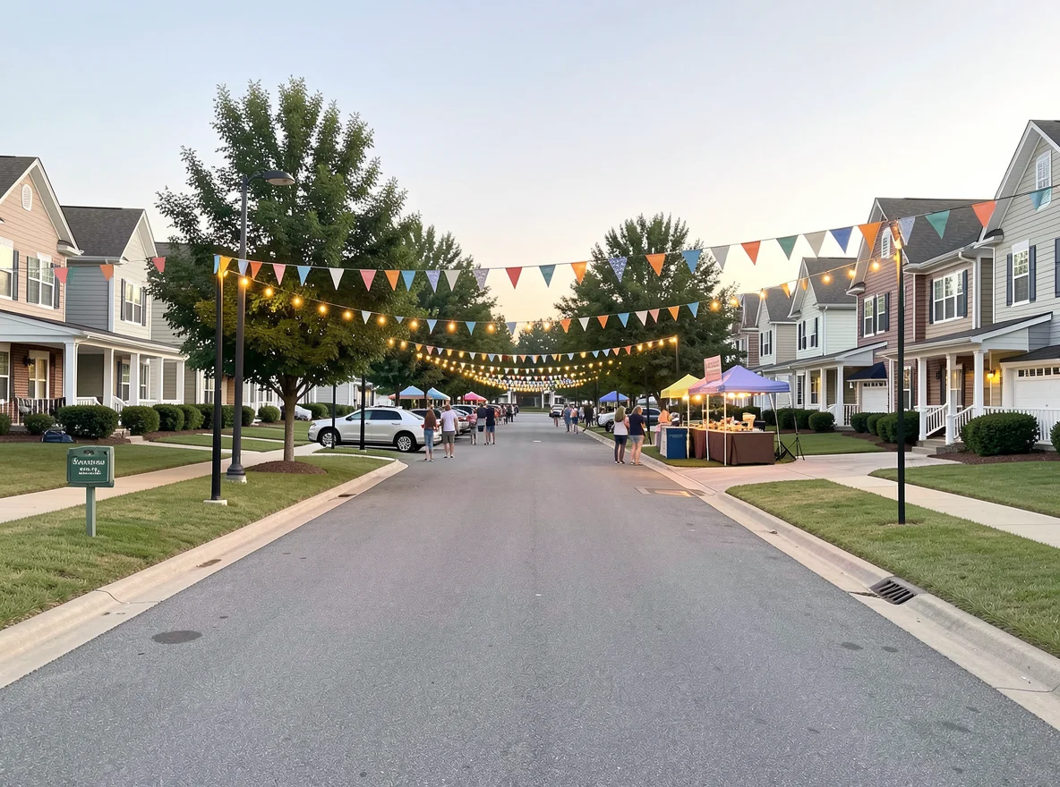 Convenient community corridor near residential neighborhoods in South Fulton, Georgia