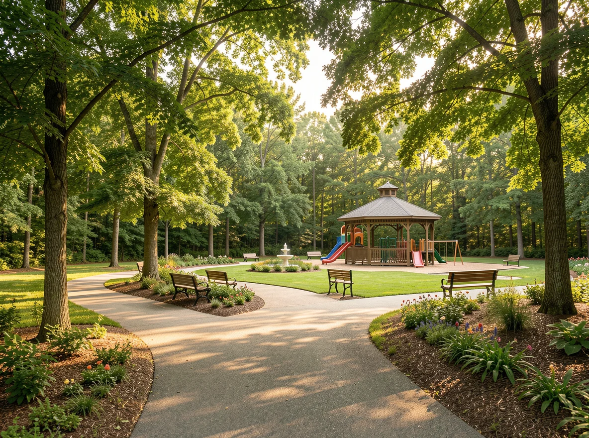 Park and walking trail in Sandy Springs, Georgia