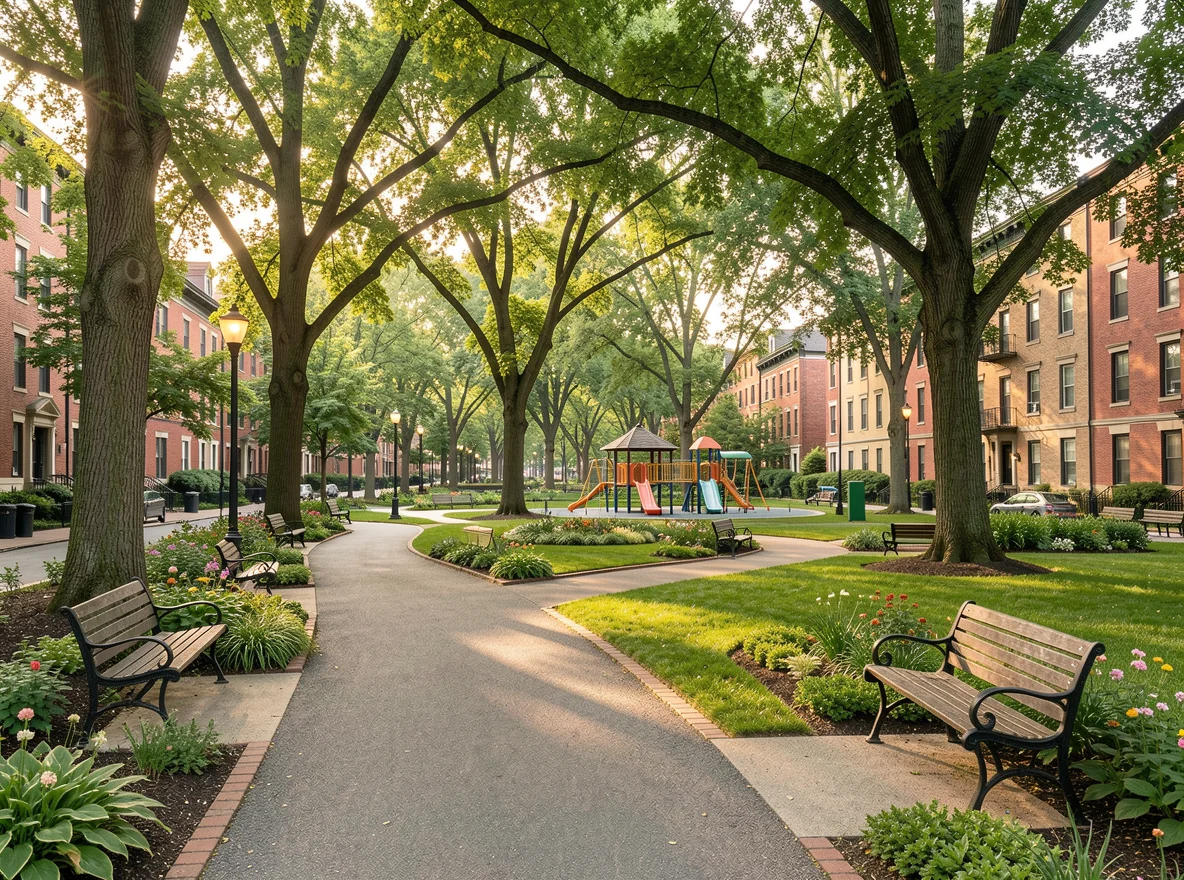 Neighborhood park in the East Bronx