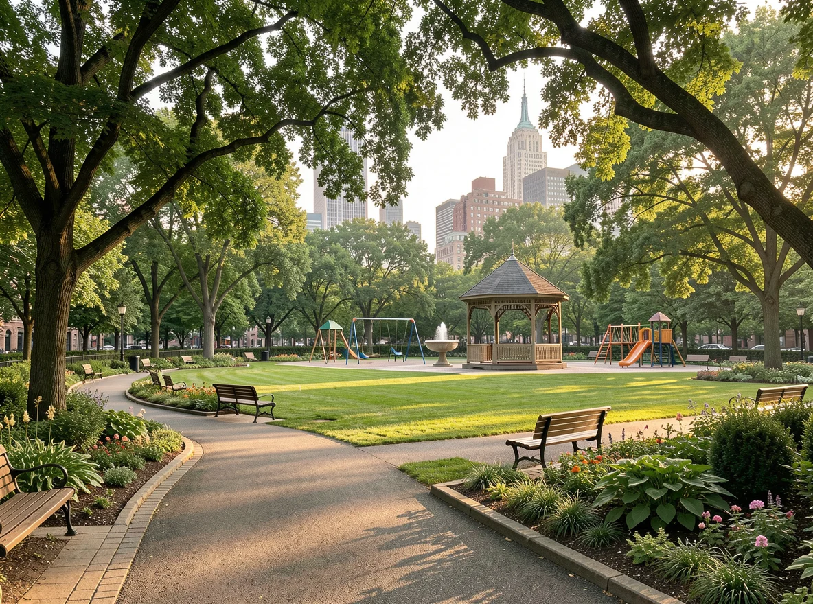 New York park and outdoor recreation scene