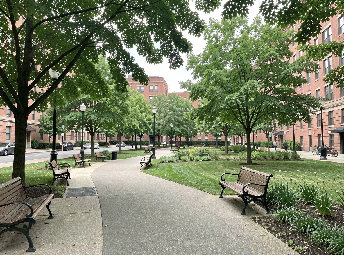 Parkchester area park and outdoor recreation space