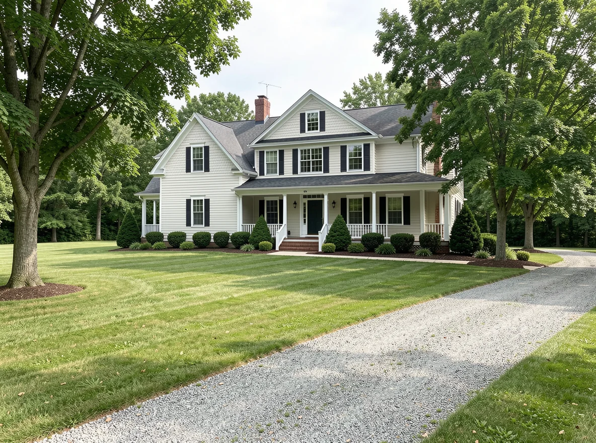 Prepared rural home exterior in Warsaw Virginia