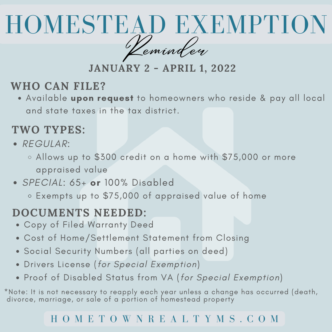 How To Apply for Homestead Exemption - The company with a purpose