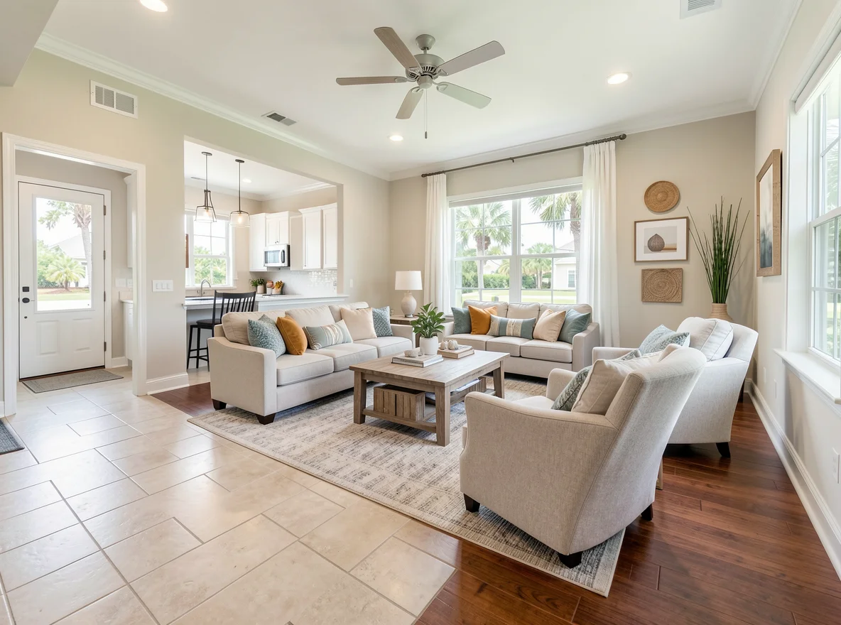Updated interior in a Geneva Florida home