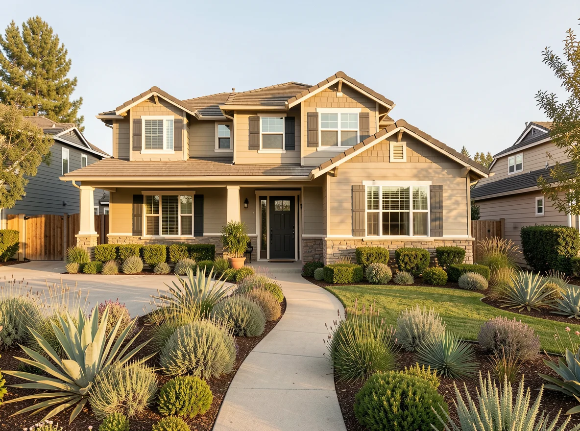 Home exterior in Antioch neighborhood