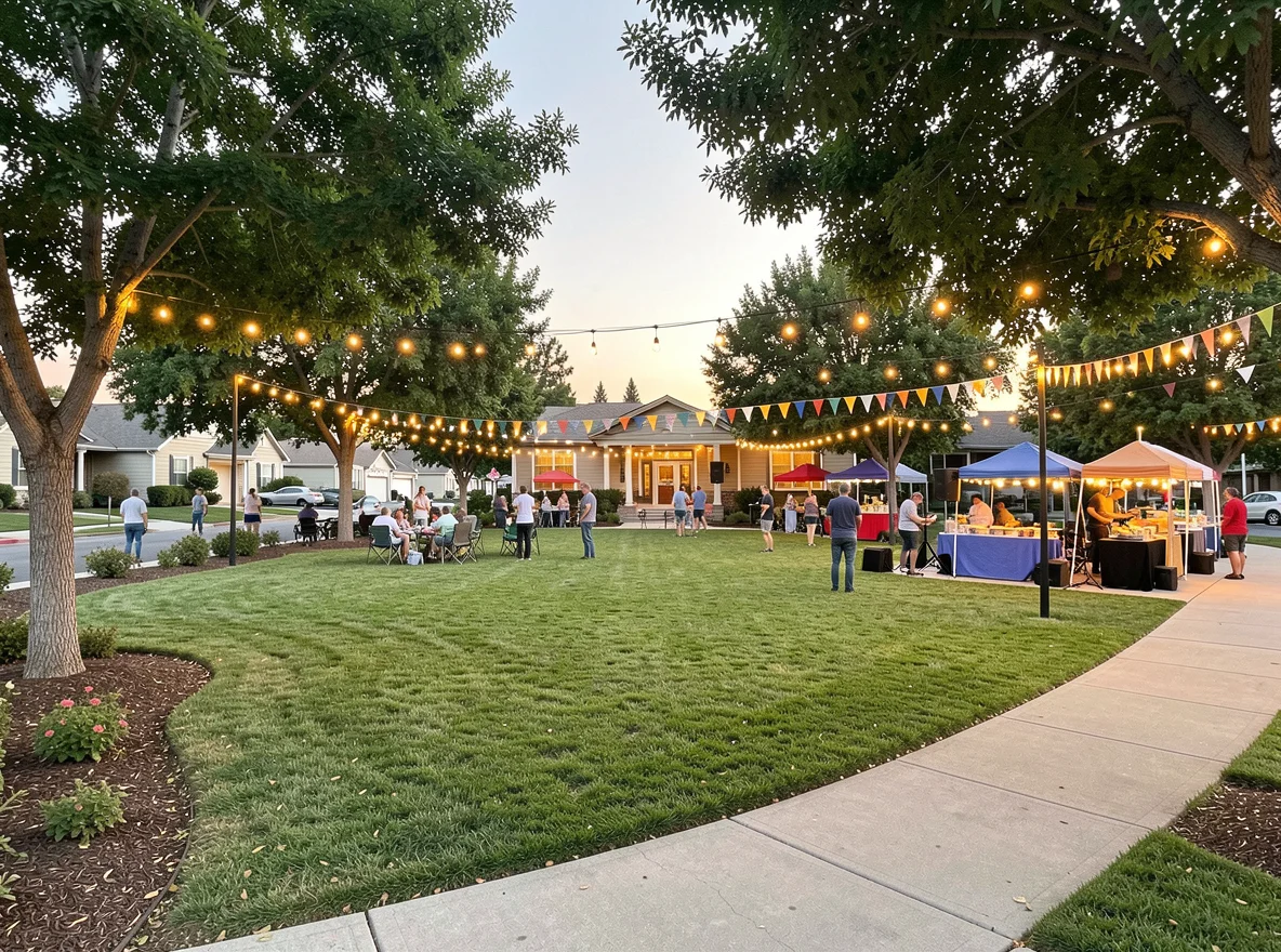 Community green space in Oakley