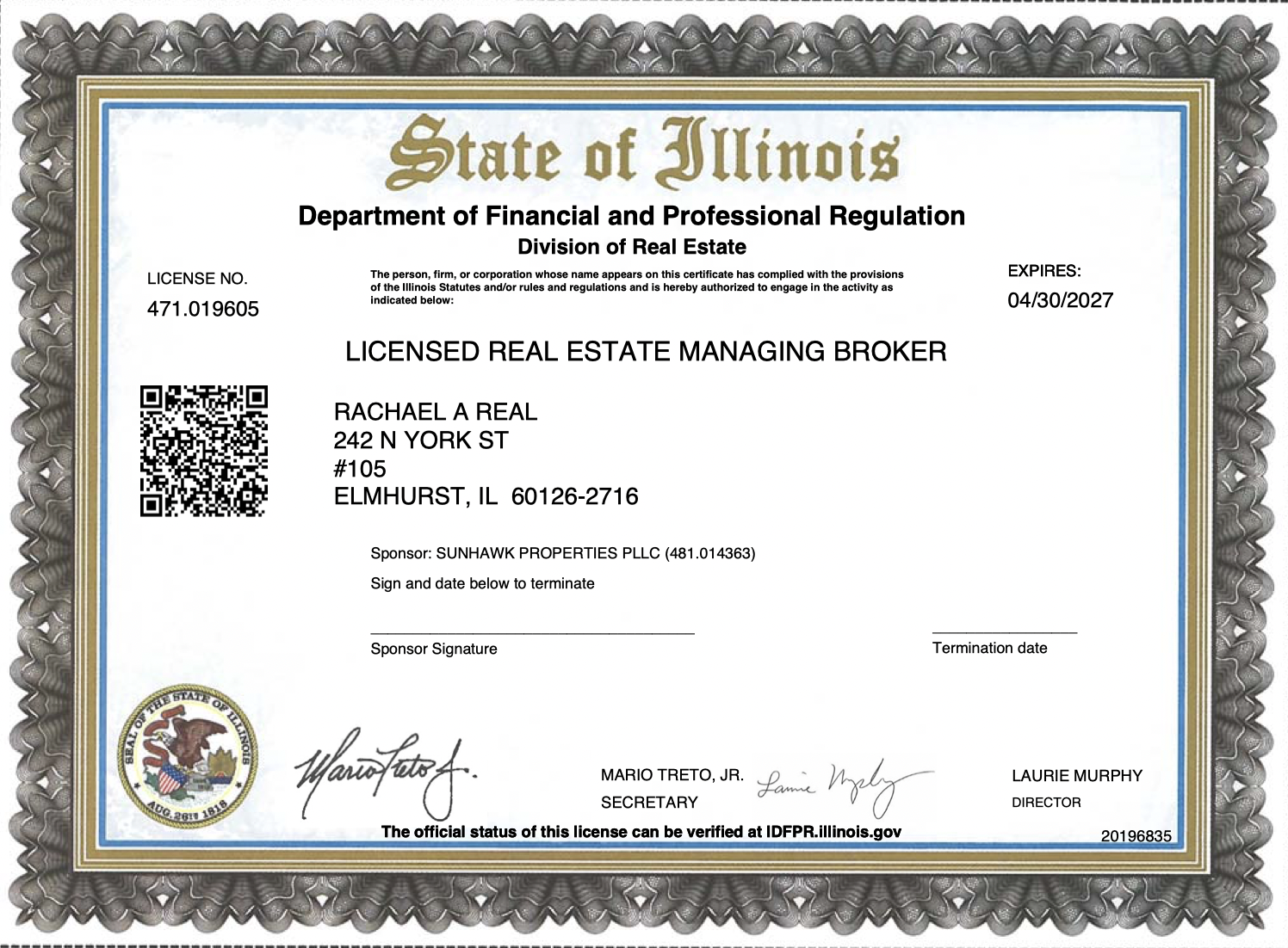 Rachael Real License