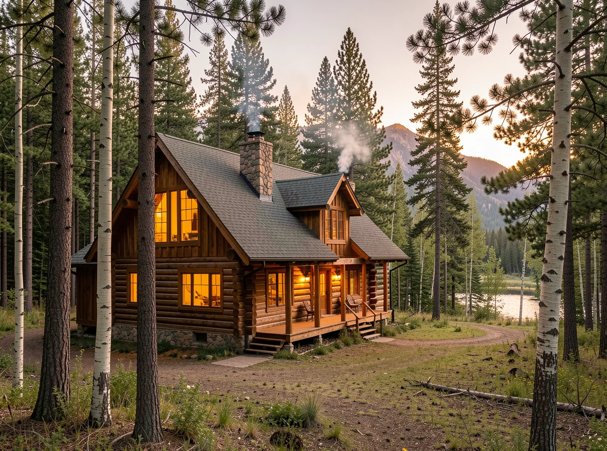 Cabin-style home in Twain Harte