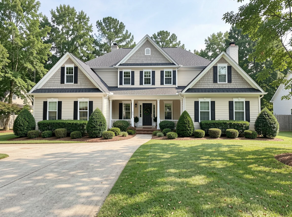 Residential home exterior in Byron