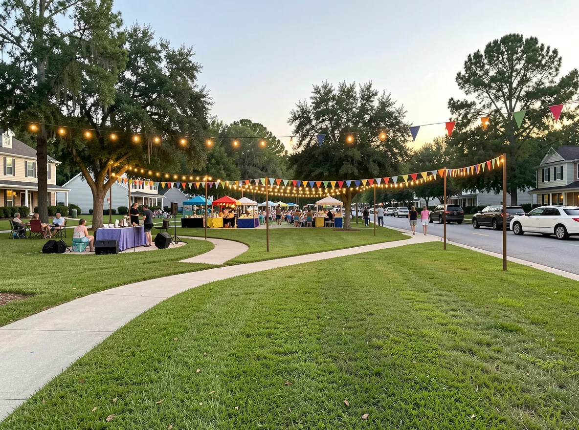 Community green space in Bonaire