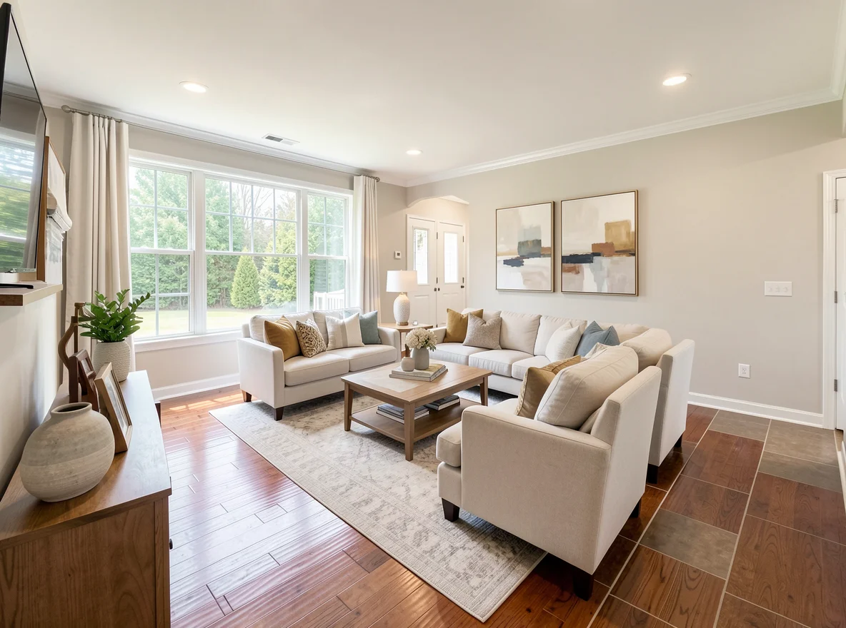 Updated interior in a Macon home