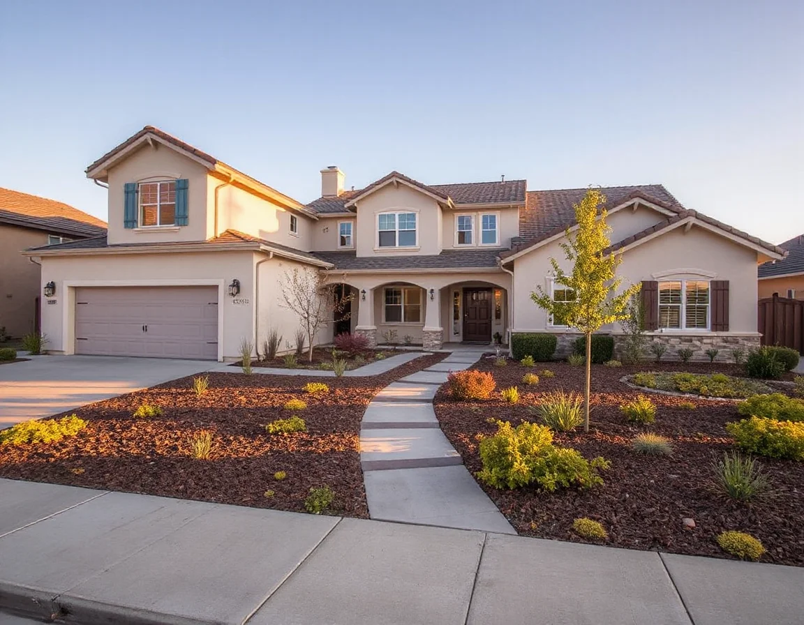Contemporary landscaped homes in Santa Rosa